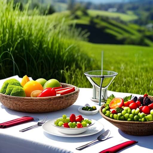 Summer Grazing Table Midjourney Prompt - Create Your Perfect Picnic - Socialdraft