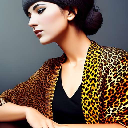 Leopard Print Midjourney Cover-Up: Create Your Own Fashion Statement - Socialdraft