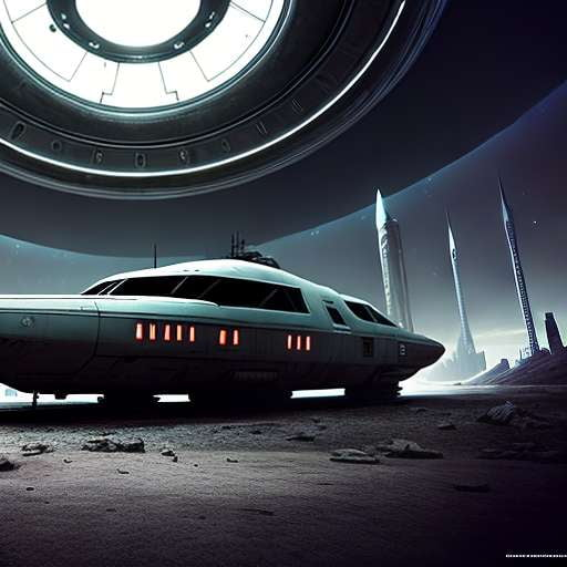 Abandoned Spaceship Interior Midjourney Prompt - Socialdraft