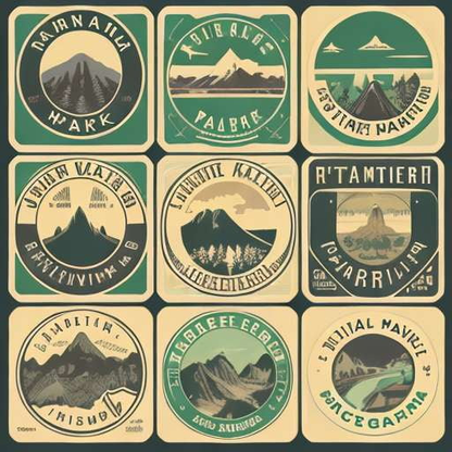 National Park Stickers for Adventure Lovers - Socialdraft