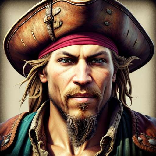 Custom Pirate Portraits - Bold and Adventurous Midjourney Prompts - Socialdraft