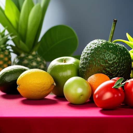 Jungle Fruit and Veggie Midjourney Prompt - Socialdraft