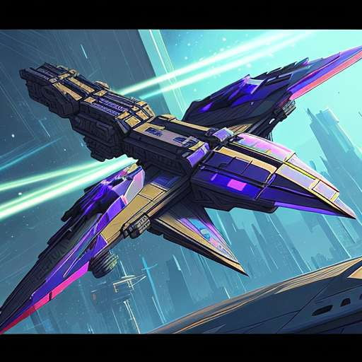 Midjourney Space Ship Designs for Video Games - Socialdraft