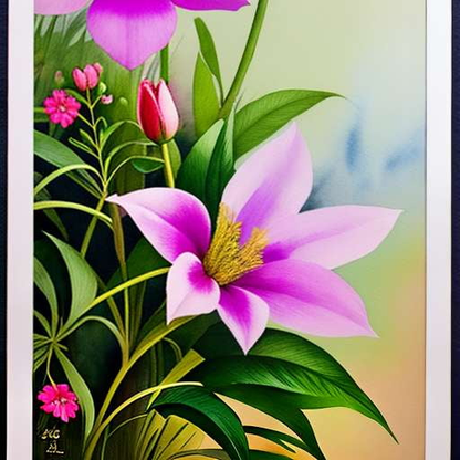 Botanical Watercolor Midjourney Prompts - Create Stunning Botanical Art - Socialdraft