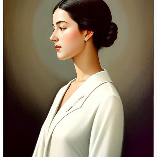 Elegant Female Portrait Midjourney Prompt - Customizable AI Image Generation - Socialdraft