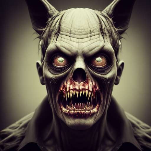 Midjourney Customizable Evil Zombie Animal Portraits - Socialdraft