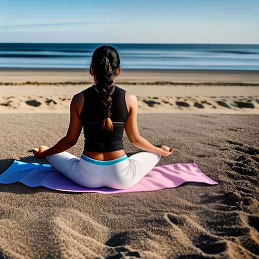 Beach yoga frees stressed minds, sandy toes