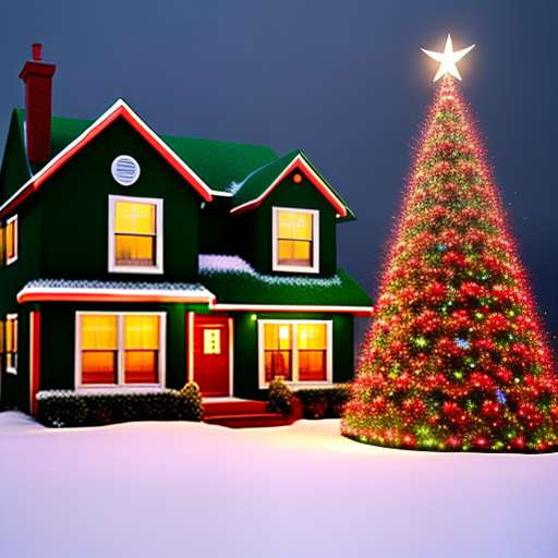 Christmas House Midjourney 3D Prompt - Create Your Own Festive Masterpiece! - Socialdraft