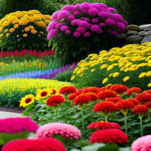 Herbaceous Border Midjourney Prompt: Create Your Own Stunning Garden Design - Socialdraft