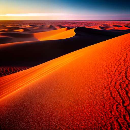 Martian Sand Dunes Midjourney Image Prompt - Create Your Own Otherworldly Landscape - Socialdraft