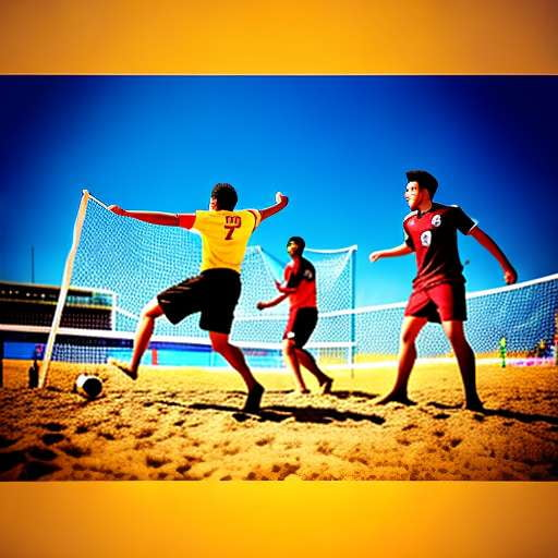 Beach Soccer Midjourney: Create Your Own Action-Packed Masterpiece - Socialdraft