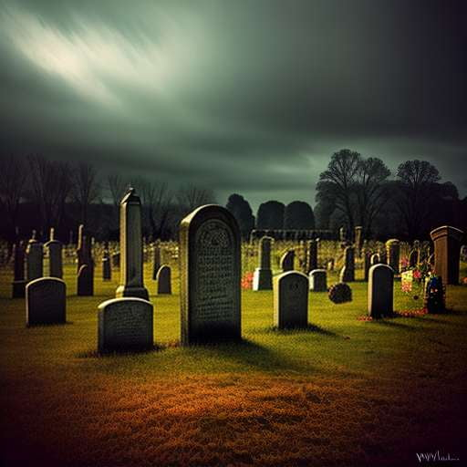 Spooky Burial Plot Midjourney Prompts for Halloween Decor and Art - Socialdraft