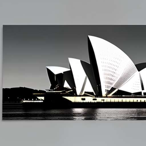 Opera House Typography Midjourney Prompt: Create Your Own Unique Opera House Inspired Artwork - Socialdraft