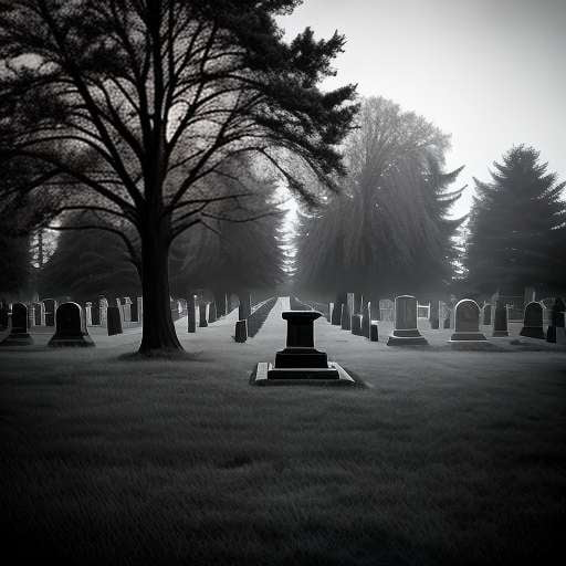 Cursed Cemetery Midjourney Image Prompt with Customization Options - Socialdraft