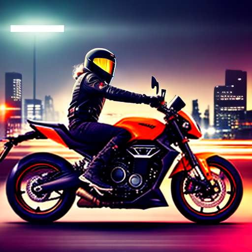 Cyberpunk Motorcycle Rider Midjourney Prompt - Get Your Customized Artwork Now! - Socialdraft