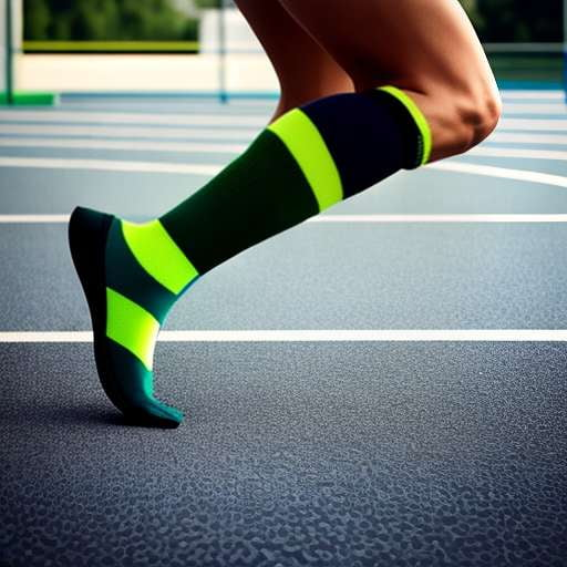 Hurdle Running Club Socks Midjourney Prompt - Customizable Sportswear Design - Socialdraft