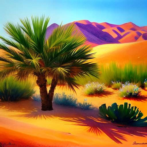 Desert Oasis Midjourney Prompt - Create Your Own Custom Oasis Image - Socialdraft