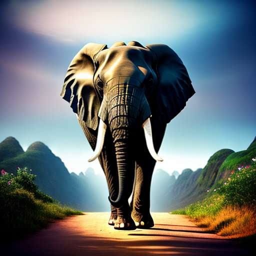 Elephant Ride Midjourney Prompt - Customizable Text-to-Image Creation - Socialdraft