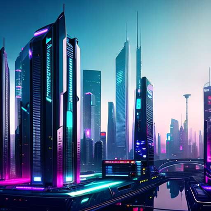 Cosmic Metropolis Midjourney Image Prompt - Create Your Own Futuristic Cityscape - Socialdraft