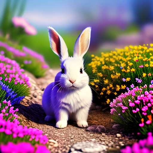 Rocky Mountain Bunny - Custom Midjourney Prompt Image - Socialdraft