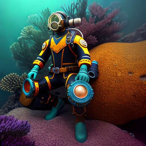 Vintage Diving Gear Midjourney Prompt - Create Your Own Underwater Adventure - Socialdraft