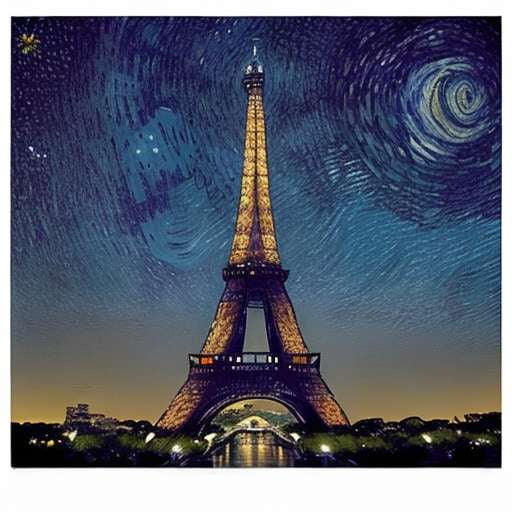 Starry Night Landmark Prints: Transform Your Space with Iconic Skylines - Socialdraft