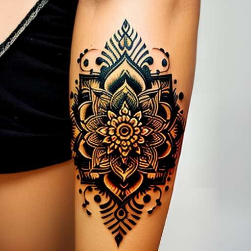 Henna Tattoo Midjourney Prompt - Unique Customizable Design - Socialdraft