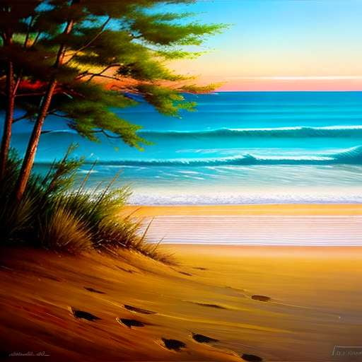 Download An artist captures a mesmerizing sunset in sand art