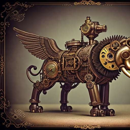 Steampunk Animal Midjourney Prompts - Recreate Our Mechanical Menagerie - Socialdraft