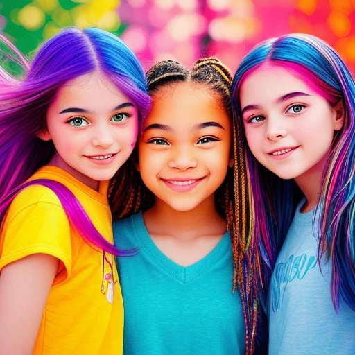 Cheerful Girls Portraits Midjourney Prompts - Socialdraft