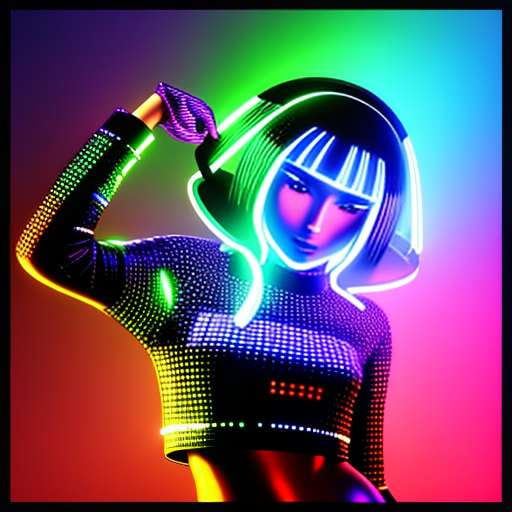 Light-Up Disco Outfit Midjourney Prompt - Create Your Own Groovy Threads! - Socialdraft
