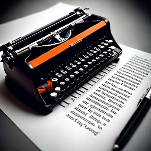 "Journalism Typewriter" Midjourney Prompt - Customizable Text-to-Image Model - Socialdraft