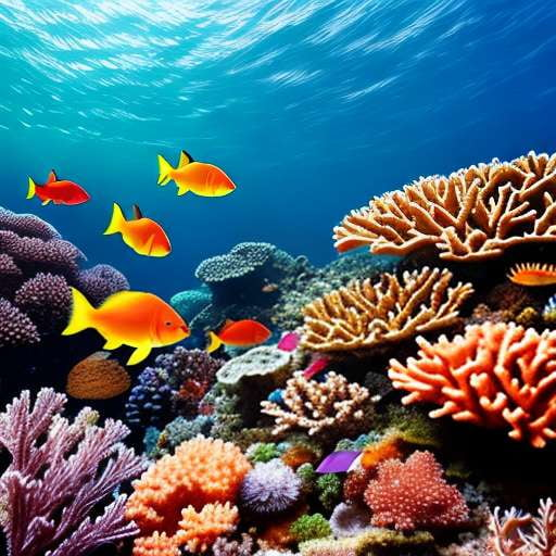 Aquatic Delight: Create Your Own Coral Reef Scene with Midjourney Prompt - Socialdraft
