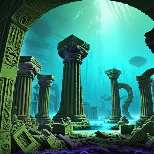 "Discovering Atlantis" - Custom Midjourney Prompt for Unique Art Creation - Socialdraft
