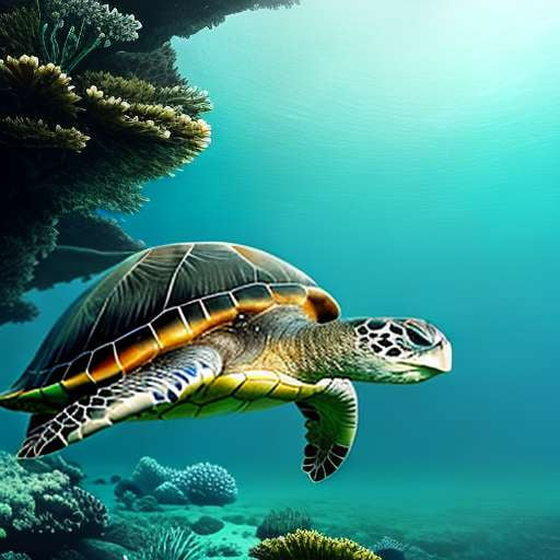 Midjourney Ocean Turtle: Unique Custom Prompt for Image Generation - Socialdraft