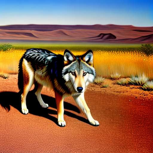 Mexican Gray Wolf Midjourney Prompt: Create your Own Unique Wolf Art - Socialdraft