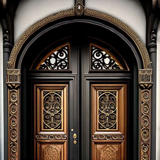 "Customizable Gothic Door Midjourney Prompt" - Socialdraft
