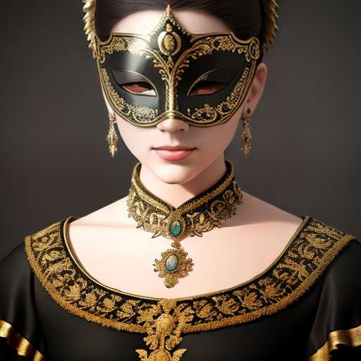 Venetian Masquerade Midjourney Portrait Prompt - Create Customized Masked Portraits - Socialdraft