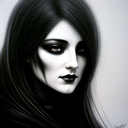 Wraith Portrait Midjourney Prompt - Customizable Dark Fantasy Art - Socialdraft