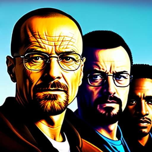 Breaking Bad Characters Portrait Midjourney Prompt - Customizable Text-to-Image Model - Socialdraft