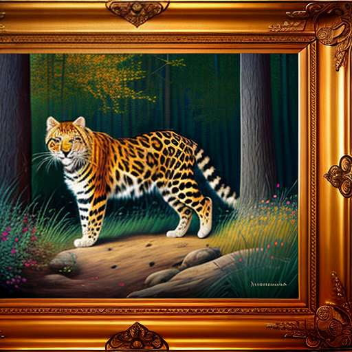 "Amur Leopard" Midjourney Art Prompt for Creative Image Generation - Socialdraft