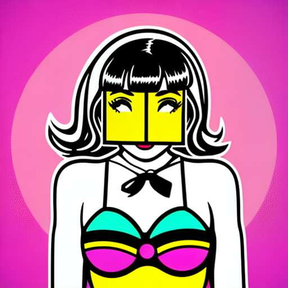 "Custom Keyhole Cut-Out Bikini - Midjourney Prompt" - Socialdraft