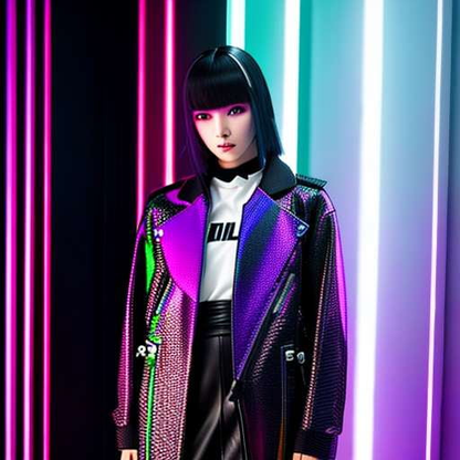 Cyberpunk Kawaii Fashion Midjourney Prompt - Create Your Own Anime-inspired Style - Socialdraft