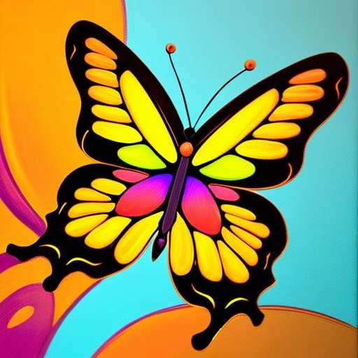 Midjourney Two Toned Butterfly Art Prompt for Custom Creations - Socialdraft