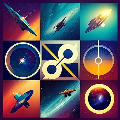 "Vintage Space Collage" Midjourney Prompt for Unique Abstract Art Creation - Socialdraft