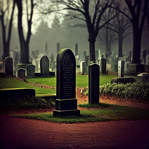Phantasmic Grave Site Midjourney Prompt - Create Your Own Spooky Scene! - Socialdraft