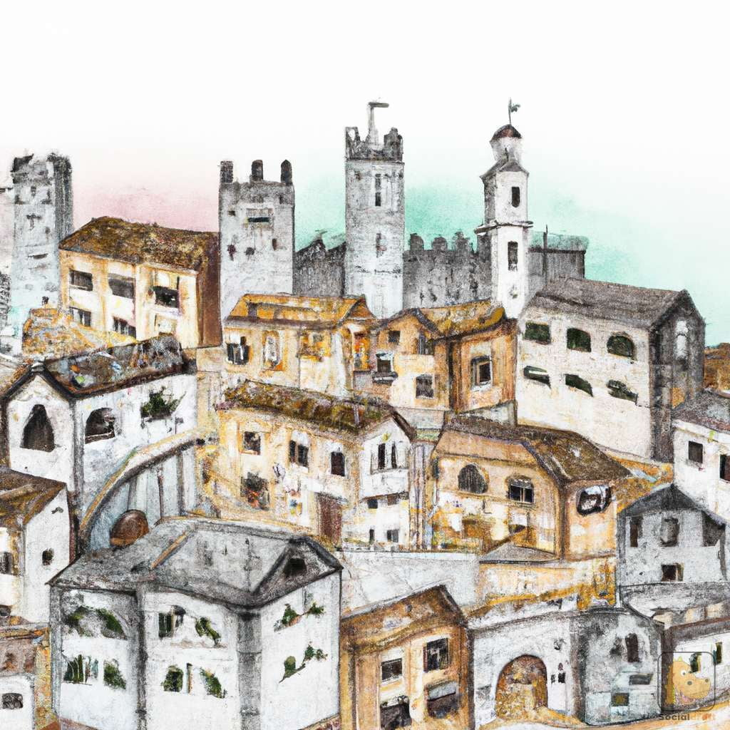 Medieval Town Sketches - Socialdraft