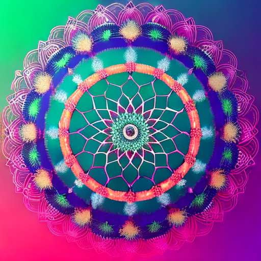 Mandala Dreamcatcher Midjourney Prompt - Unique Customizable Art Creation - Socialdraft