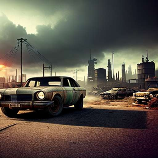 Apocalyptic Car Midjourney Prompt - Create Your Own Customized Post-Apocalyptic Ride - Socialdraft
