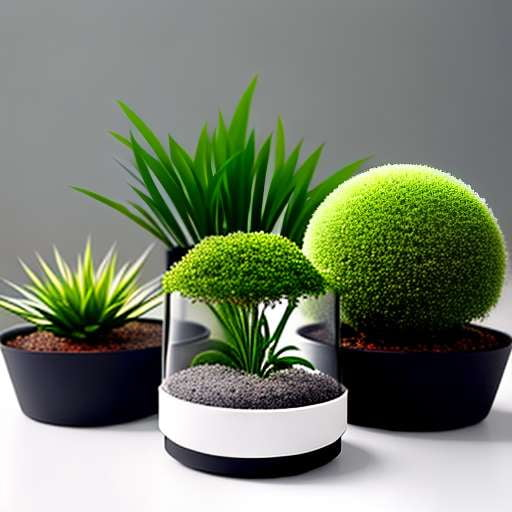 "Galactic Greenery" Custom Indoor Plant Display Midjourney Prompt - Socialdraft